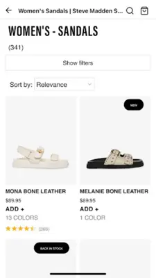 Steve Madden android App screenshot 2